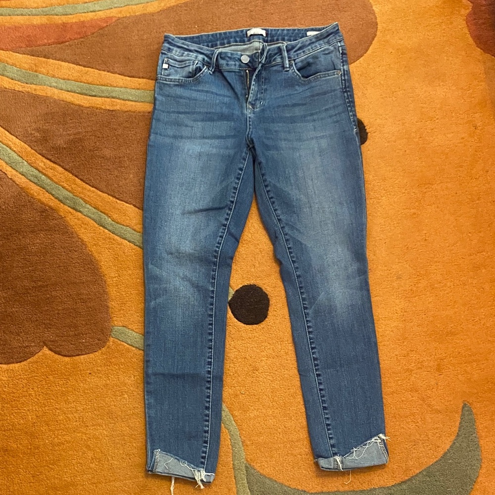 Dear John Ankle-Cropped Blue Jeans